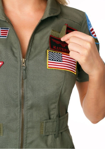 Top Gun Flight Dress Costume - US 1004