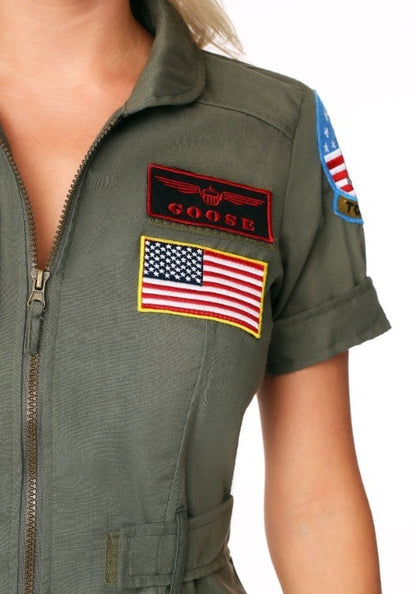 Top Gun Flight Dress Costume - US 1004