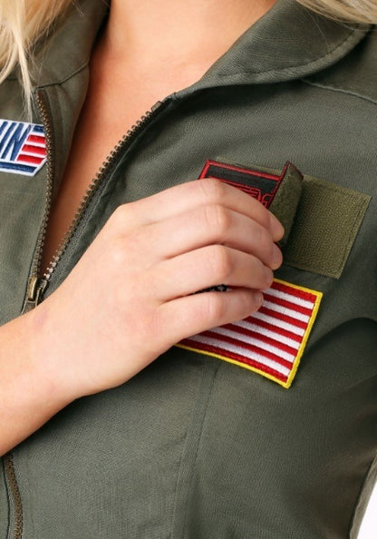 Top Gun Flight Dress Costume - US 1004