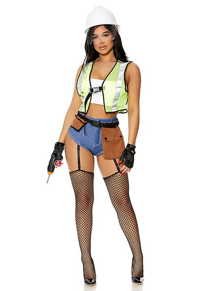 Women's Sexy Under Construction Costume - US 4157