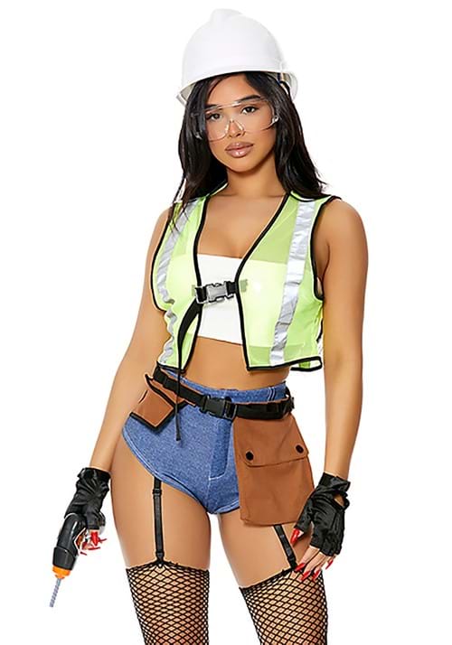 Women's Sexy Under Construction Costume - US 4157