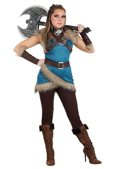 Deluxe Valhalla Viking Costume for Women - US 0925