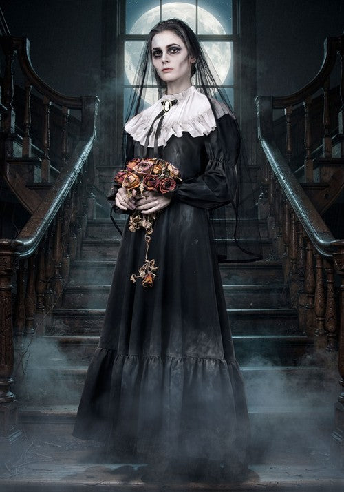 Women's Victorian Ghost Bride Premium Costume Dress - US 8982