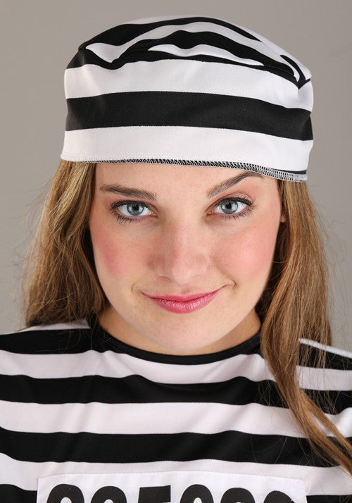 Striped Prisoner Women's Costume - US 9680