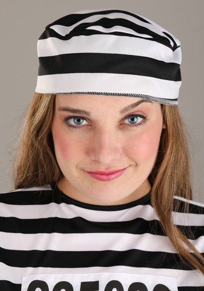 Striped Prisoner Women's Costume - US 9680