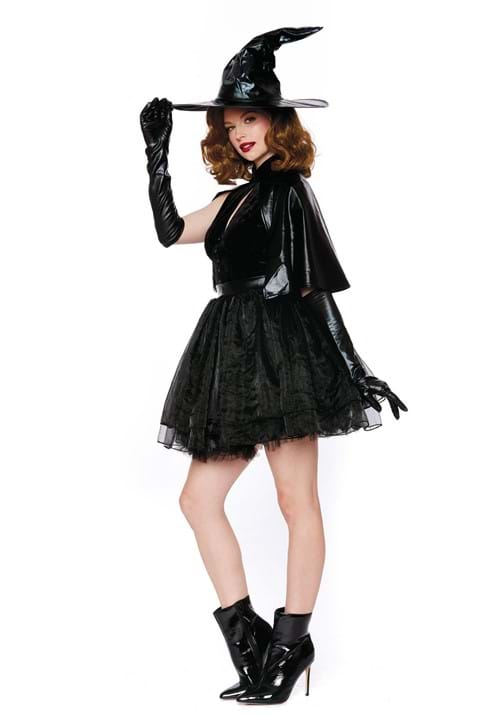 Vintage Witch Costume Dress for Women - US 6451