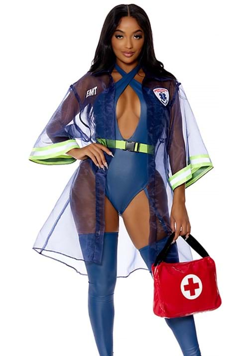 Women's What's The 911 EMT Costume - US 9654