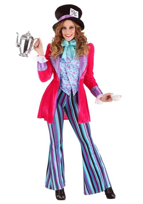 Whimsical Mad Hatter Costume for Women - US 5070