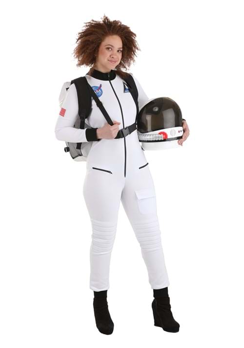 White Astronaut Costume for Women - US 1057
