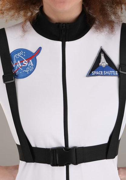 White Astronaut Costume for Women - US 1057