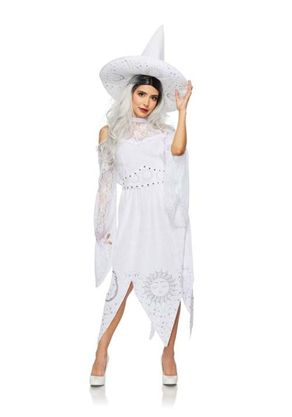 White Mystic Witch Women's Costume - US 6858