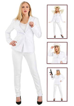 Women's White Costume Suit - US 7262