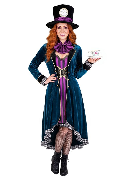 Women's Wild Mannered Mad Hatter Costume - US 3276