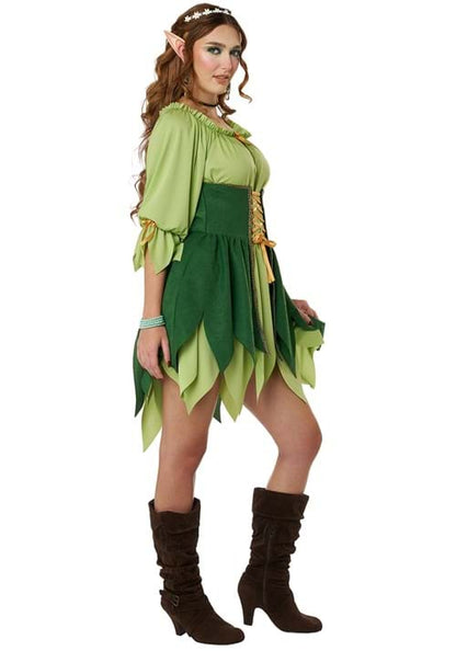 Women's Woodland Elf Costume Dress - US 4018