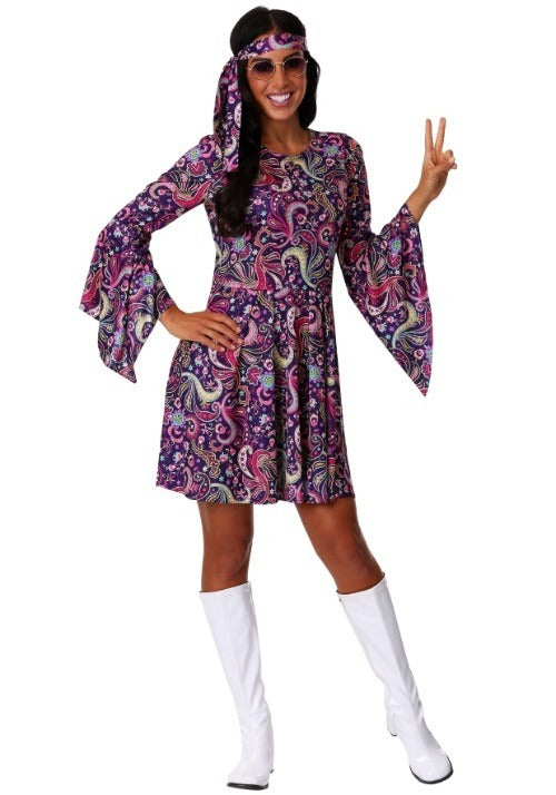 Women's Woodstock Hippie Costume - US 2264