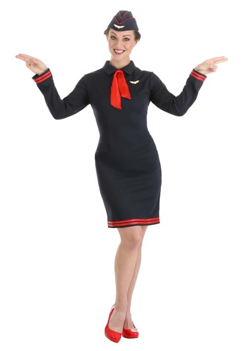 Workin' the Skies Women's Flight Attendant Costume - US 7424