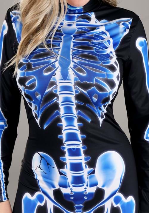 X-Ray Skeleton Jumpsuit Costume for Women - US 6610