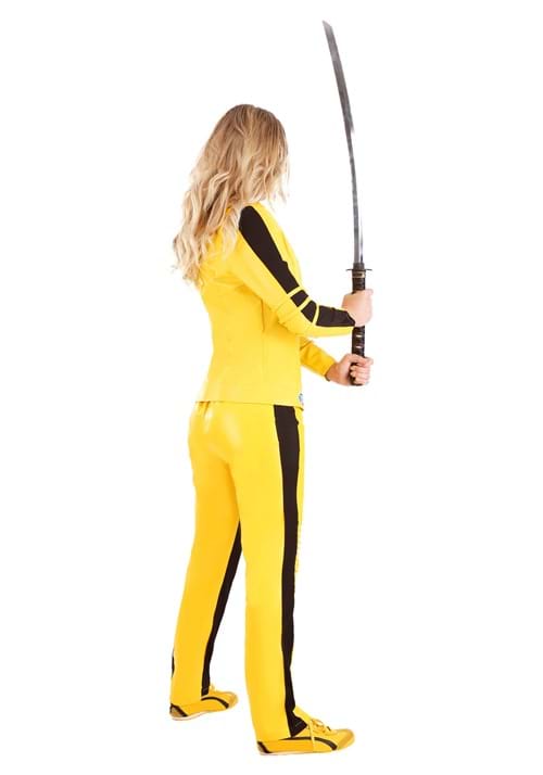 Yellow Leather Ninja Assassin Costume for Women - US 0978
