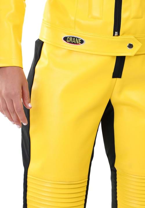 Yellow Leather Ninja Assassin Costume for Women - US 0978