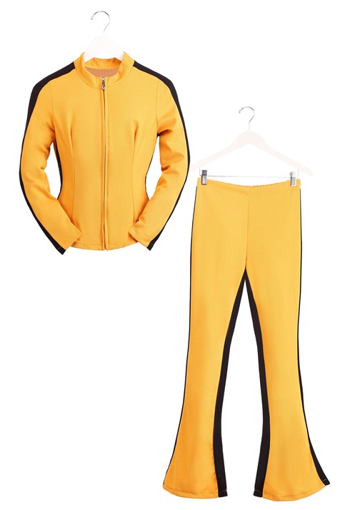Women's Yellow Ninja Assassin Costume - US 4097