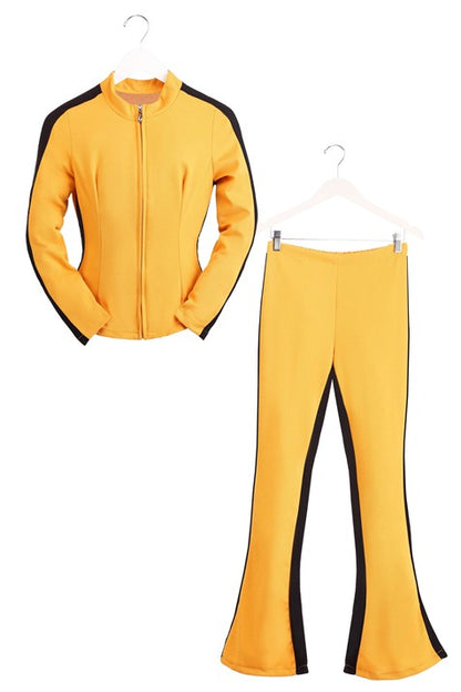 Women's Yellow Ninja Assassin Costume - US 4097
