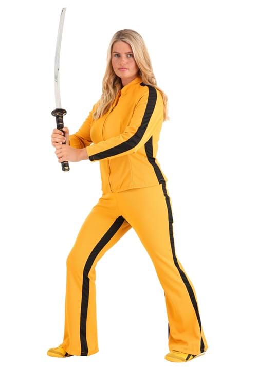 Women's Yellow Ninja Assassin Costume - US 4097