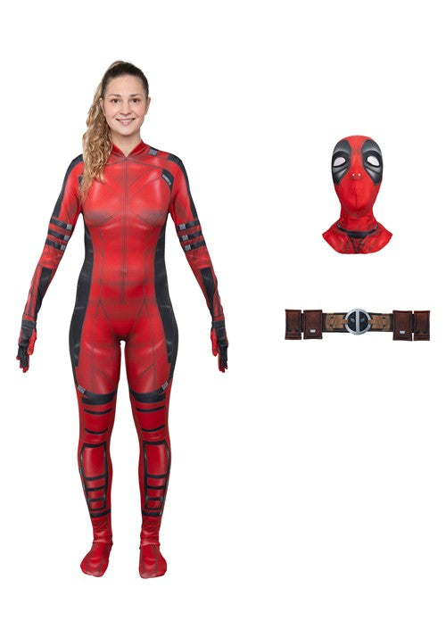 Women's Zentai Suit Ladypool Costume - US 7163