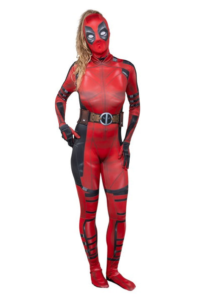 Women's Zentai Suit Ladypool Costume - US 7163