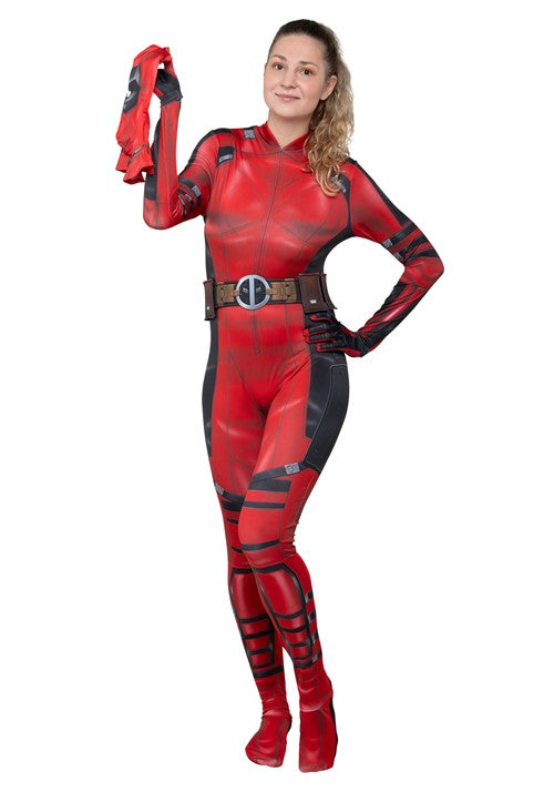 Women's Zentai Suit Ladypool Costume - US 7163