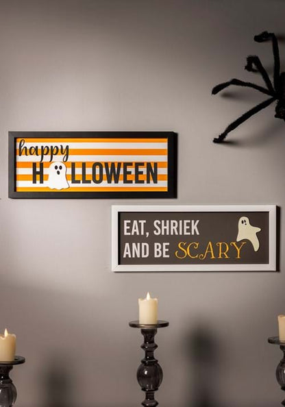 Ghostly Wood Wall Décor Set - US 3775