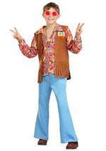 Woodstock Hippie Costume for Boys - US 8579