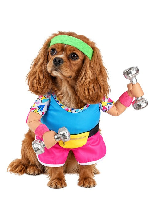Work Out 1980s Costume for Pets - US 9328
