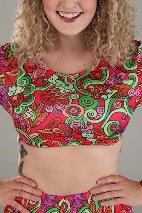 Women's Hippie World Peace Costume - US 7769