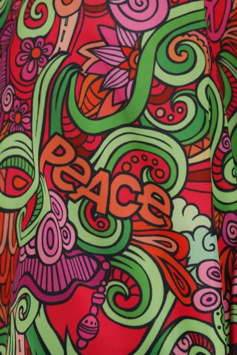 Women's Hippie World Peace Costume - US 7769