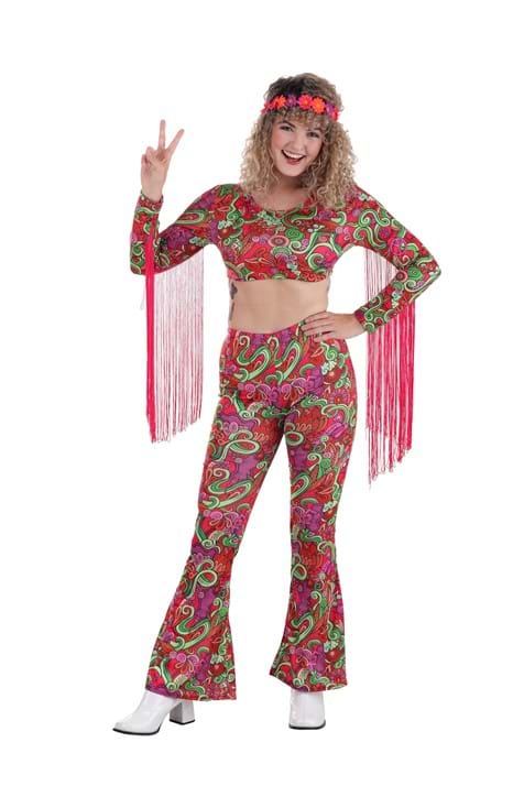 Women's Hippie World Peace Costume - US 7769