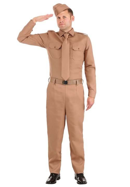 Men's WW2 Army Costume - US 0418