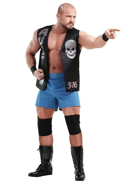 Adult Plus Size Stone Cold Steve Austin WWE Costume - US 5690