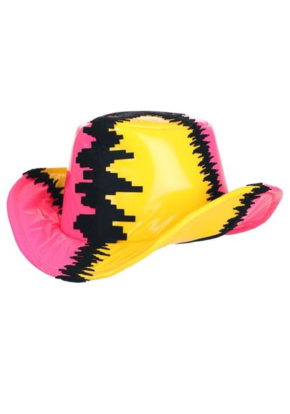 WWE Deluxe Macho Man Costume Pink and Yellow Hat - US 0795