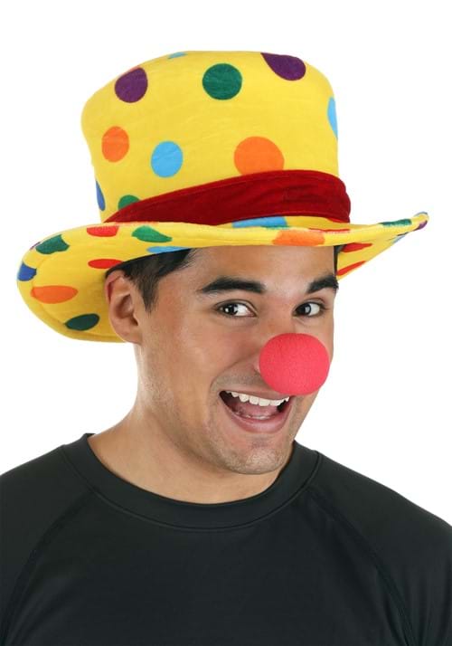 Yellow Clown Top Hat for Adults - US 0098