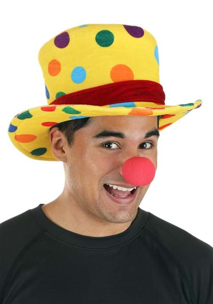 Yellow Clown Top Hat for Adults - US 0098