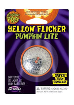 Yellow Flicker Pumpkin Lite Halloween Prop - US 0329