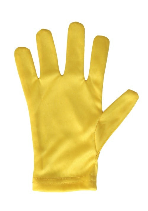 Yellow Costume Gloves for Adults - US 1010