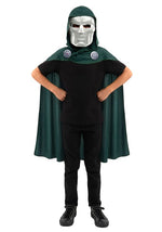 Kid's Marvel Doctor Doom Hooded Cape & Mask Accessory Kit - US 5892