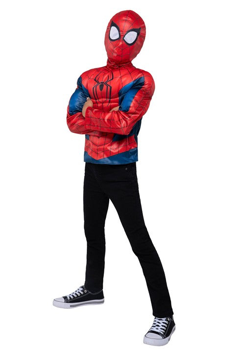 Boy's Spider-Man Muscle Chest Dress-Up Costume Set - US 4551