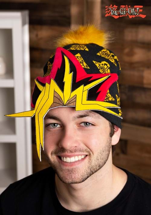 Adult Yu-Gi-Oh! Pom Pom Winter Hat - US 9570